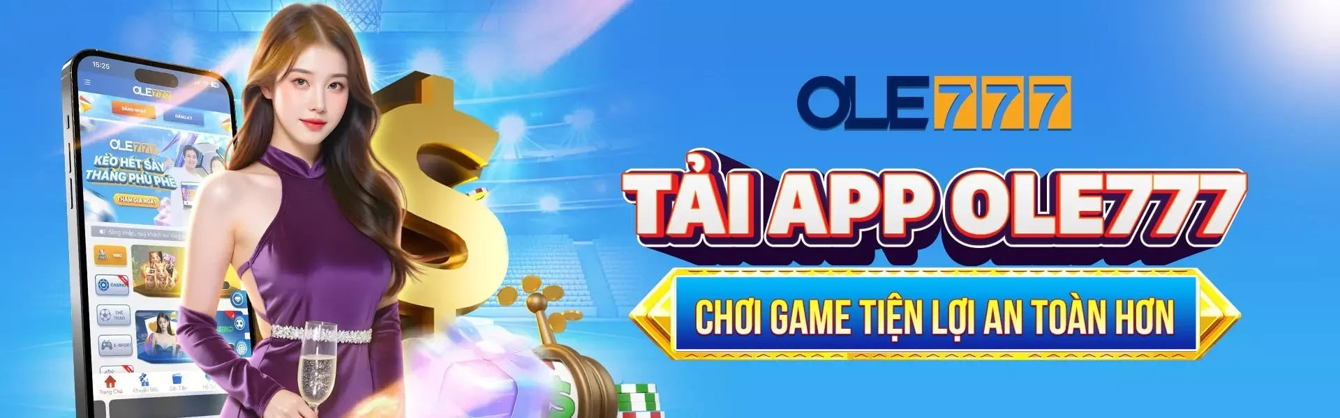 Tải App OLE777 Chơi Game Tiện Lợi An Toàn Hơn